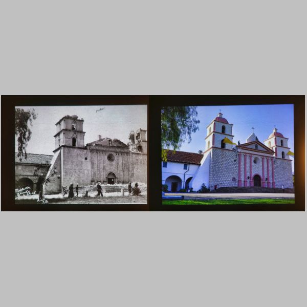 Santa Barbara Historical Museum - Then/Now