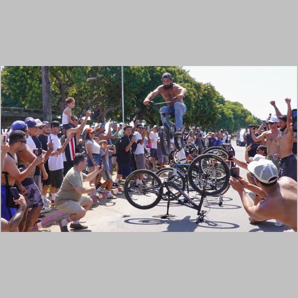 Goleta Beach Park Stunts