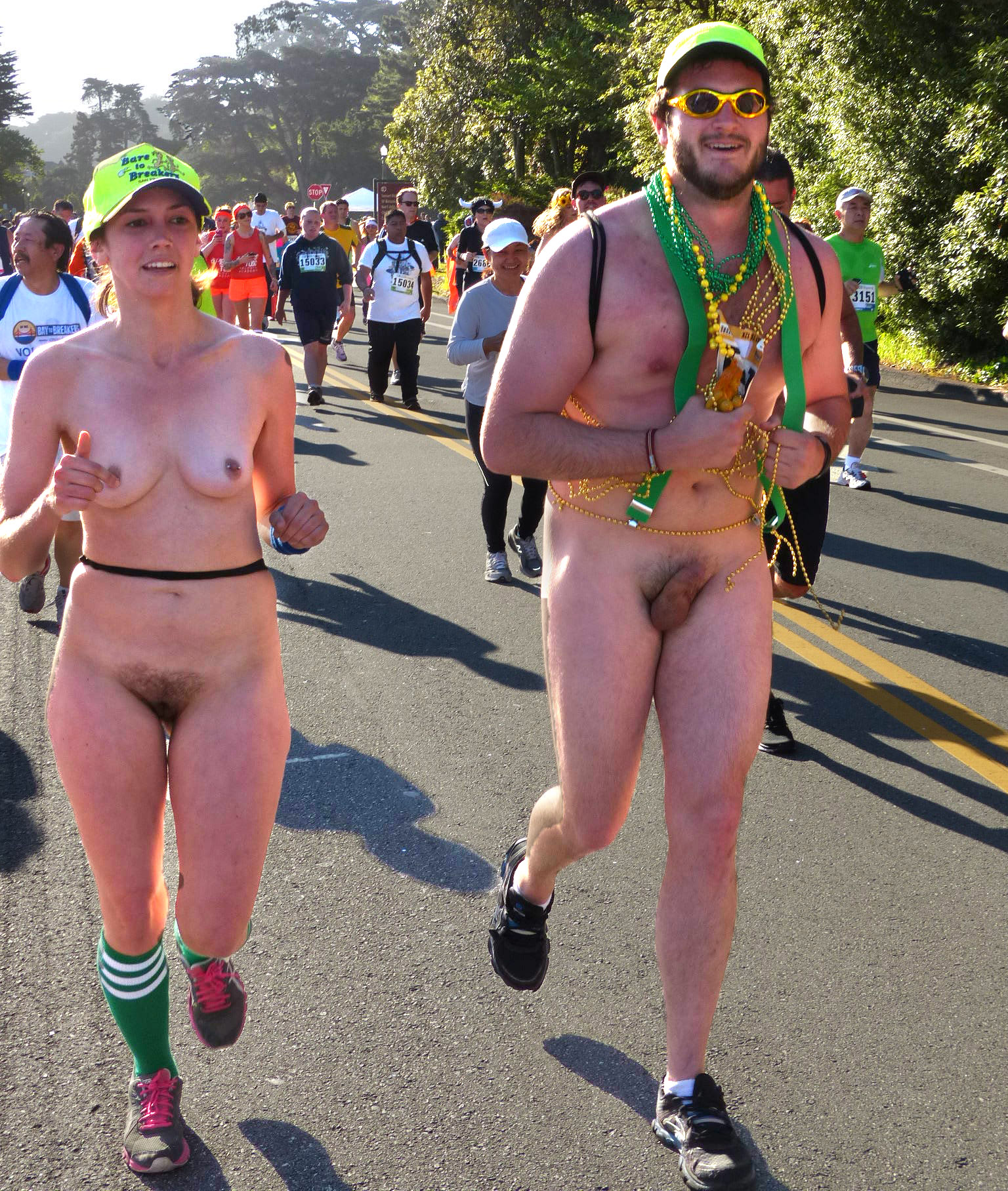 Bay to Breakers - 19 May 2013 - Nudity.